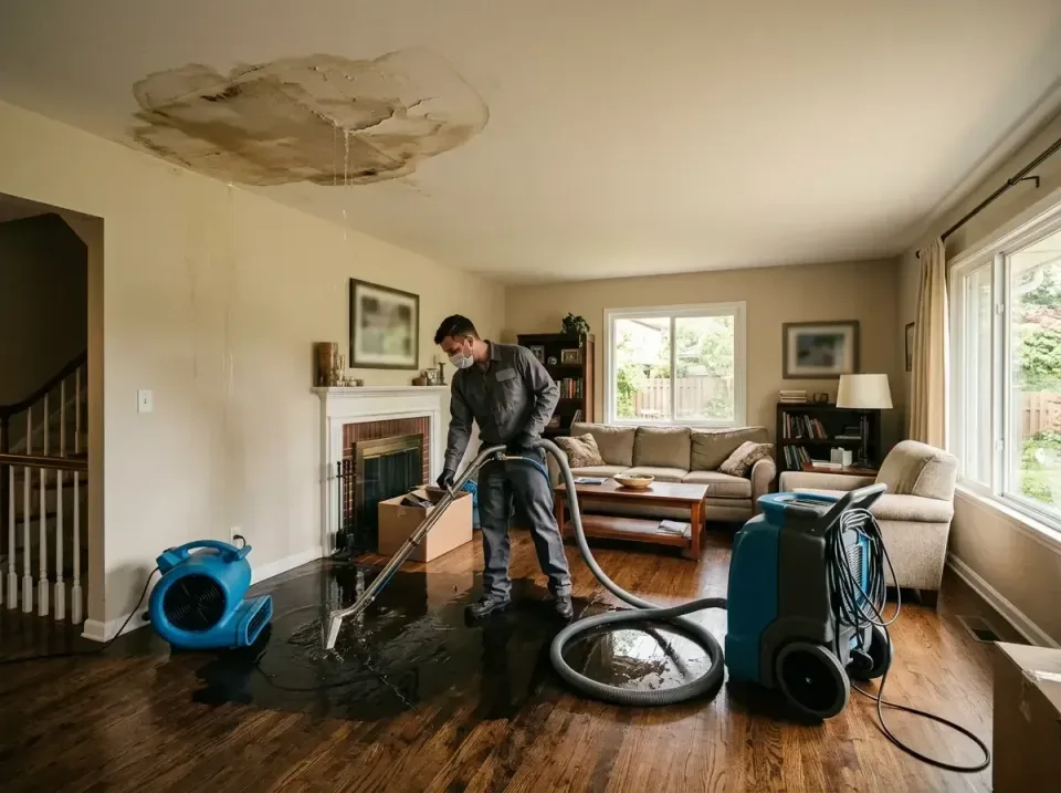 attic-pipe-burst-ceiling-drip-008 — frequently asked questions, Water Damage Restoration & Carpet Care in Williamstown, KY